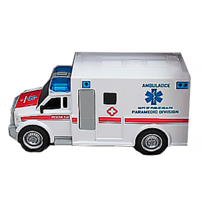 Машинка инерционная Скорая помощь свет и звук 1000524 1